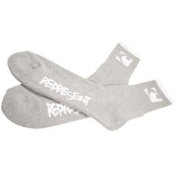 Ponožky dlouhé - Vysoké ponožky REPRESENT LONG New Squarez - R7A-SOC-030337 - S