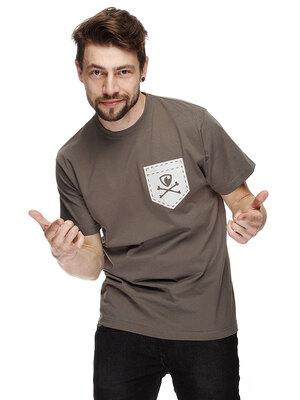 Pánska trička - Pánske tričko s krátkym rukávom REPRESENT FAKE POCKET 2 - R8M-TSS-2616S - S